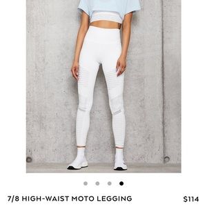 Alo White Leggings